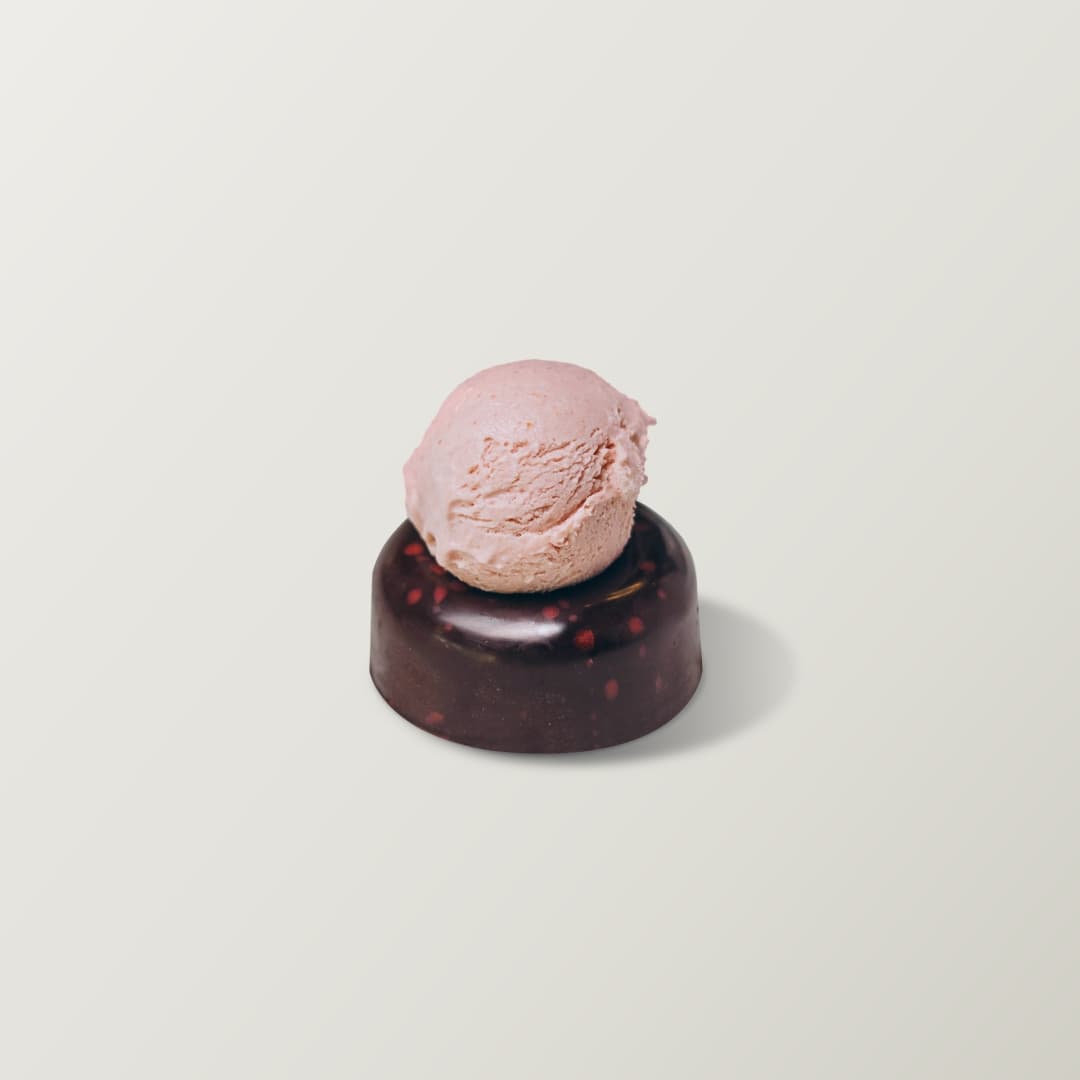 Брауни с вишневым мороженым